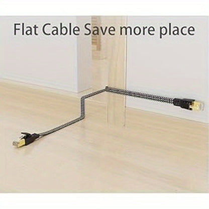 Nylon Braided Cat8 Ethernet Cable