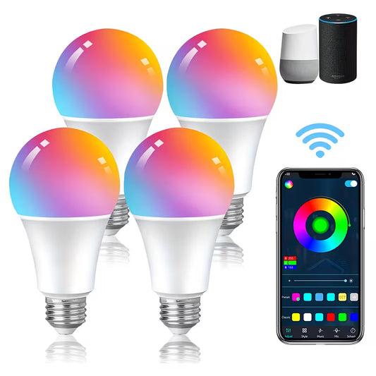 WaveGlow™ Smart Light Bulb Set (4-Pack)