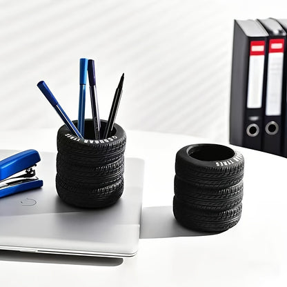 Tire-Shaped Pen Holder