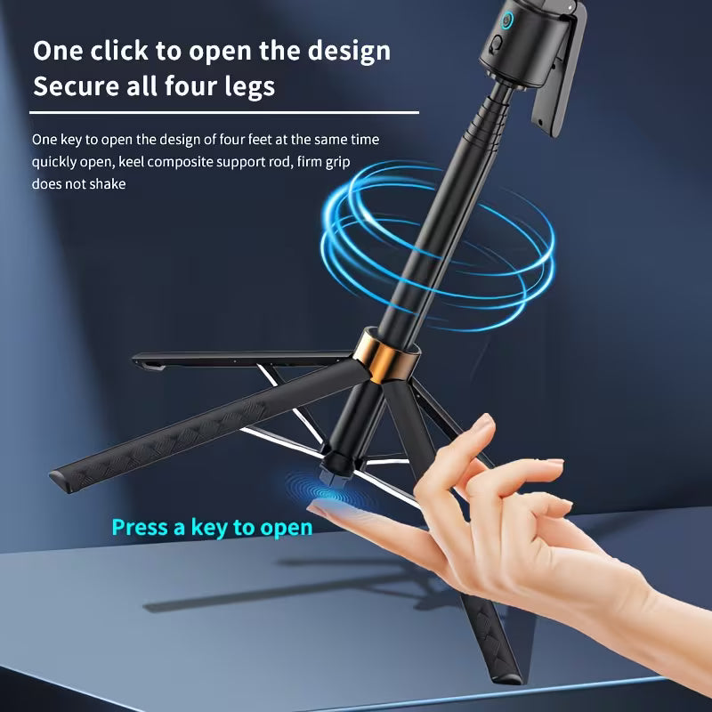WaveTrack™ AI Selfie Tripod