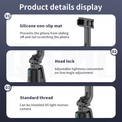 WaveTrack™ AI Selfie Tripod